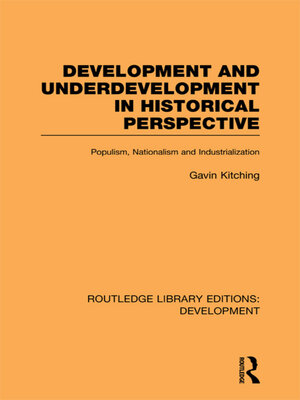 cover image of Development and Underdevelopment in Historical Perspective